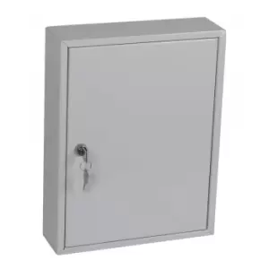 Phoenix KC Series Steel Key Cabinet Safe with 42 Hooks and Key Lock - Light Grey