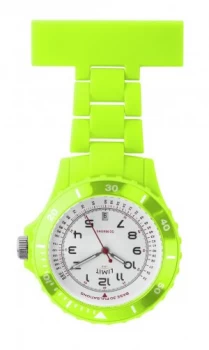 Limit Bright Green Plastic Fob Pin Fastening Watch