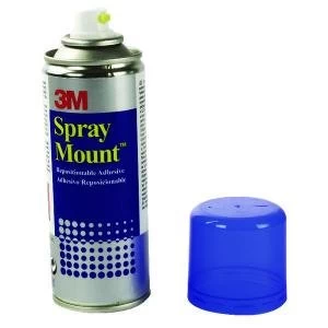 3M SprayMount Transparent Repositioning Adhesive 200ml HSMOUNT