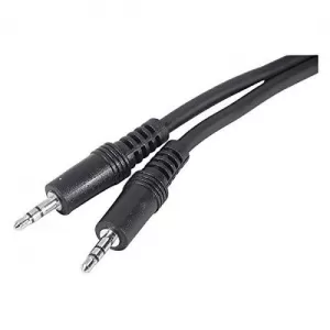 1m Stereo Cable 3.5mm Jack Mm Black