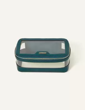 Accessorize Clear Makeup Bag Teal