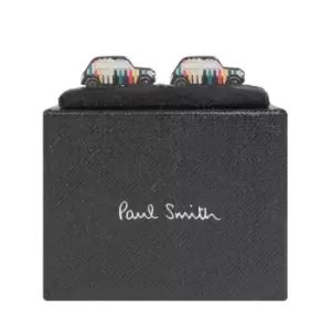 Paul Smith 'Mini Car' Mutli Stripe Cufflinks