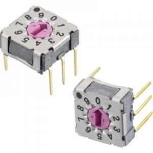 Rotary switch 42 Vdc 0.1 A Switch postions 10 Wuer