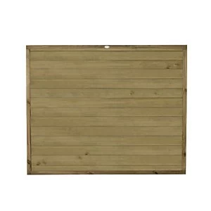 Forest Garden Pressure Treated Tongue & Groove Horizontal Fence Panel - 6 x 5ft Pack of 4