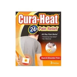 Cura-Heat Back & Shoulder Pain 3 Pads
