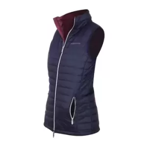 Hy Womens/Ladies Synergy Padded Gilet (L) (Navy/Fig)