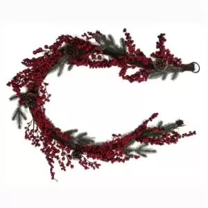 The Spirit Of Christmas Berry Wreath 31 - Red