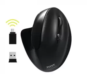 Port Designs 900706-BT mouse Right-hand RF Wireless + Bluetooth...