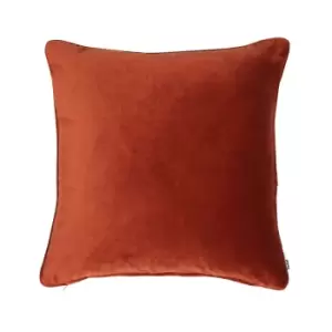 Malini Luxe Velvet Cushion, Paprika