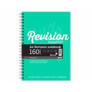 Silvine Revision Notebook A4 160 Pages