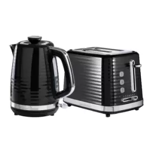 Daewoo SDA2368DS Hive 1.7L Textured Kettle and 2 Slice Toaster Set