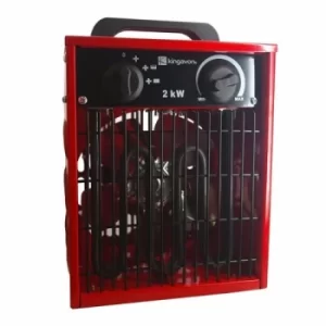 Kingavon 2kW Industrial Heater With Adjustable Thermostat