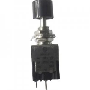 SCI PA101A1BK Pushbutton switch 250 V AC 3 A 1 x OnOff latch