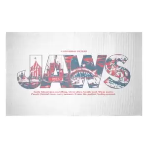 Decorsome x Jaws Text Illustration Woven Rug - Small