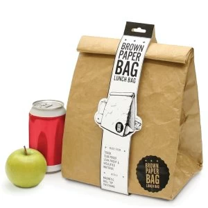 Brown Paper Lunch Bag Retro