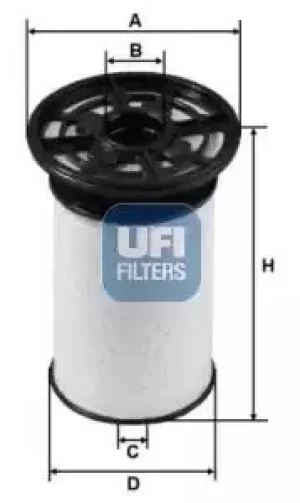 26.076.00 UFI Fuel Filter