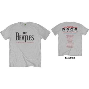 The Beatles - Candlestick Park Mens Large T-Shirt - Grey