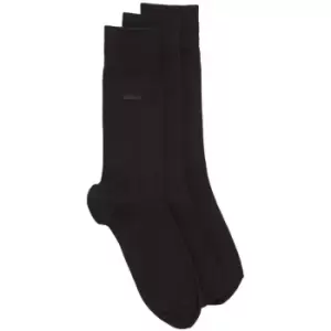 Boss 3 Pack Socks - Black