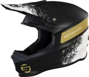 Shot Furious Roll Motocross Helmet, black-gold, Size L, black-gold, Size L