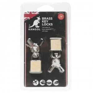 Kangol Case Lock Pack of 2 - Brass