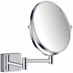 Hansgrohe AddStoris Universal Bathroom Shaving Mirror Wall Mounted Chrome - Chrome