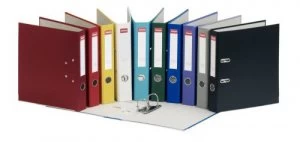 Esselte Lever Arch File A4 PP 75mm Assorted PK20