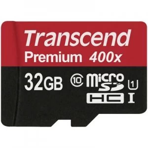 Transcend Premium 400x microSDHC card 32GB Class 10, UHS-I