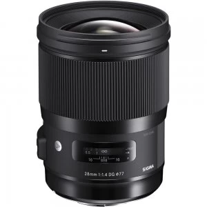 Sigma 28mm f1.4 DG HSM Art Lens for Nikon F mount