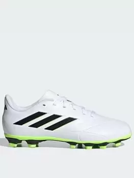 Adidas Junior Copa 20.4 Firm Ground Football Boot, White, Size 4