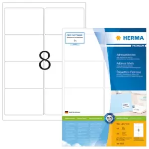 HERMA Address labels Premium A4 99.1x67.7mm white paper matt 800 pcs.