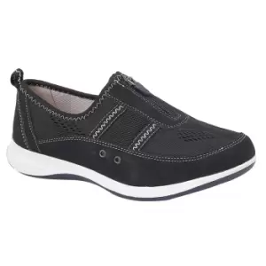 Boulevard Womens/Ladies Suede/Textile Shoes (5 UK) (Navy)