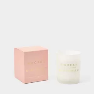 Candle Hip Hip Hooray Let's Celebrate Your Birthday Champagne And Sparkling Berry KLC287