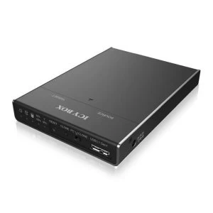 Icy Box (IB-2812CL-U3) External M.2 SATA SSD Docking and Clone Station USB 3.0 Aluminium