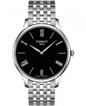 Tissot Tradition 5.5 Black Dial Stainless Steel Mens Watch T063.409.11.058.00 T063.409.11.058.00