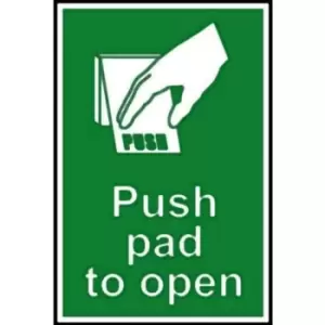 Push Bar to Open - Photolum (300 X 100MM)