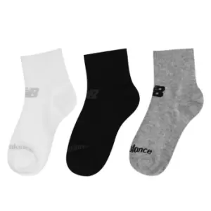 New Balance 3 Pack Ankle Socks Juniors - Multi