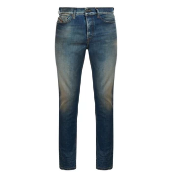 Diesel D-Fining Tapered Jeans - Mid Blue 01