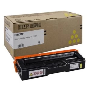 Ricoh 407546 Yellow Laser Toner Ink Cartridge