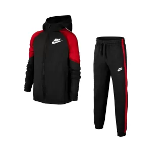 Boys, Nike Unisex NSW Woven Track Suit - Red/Black, Red/Black, Size XL