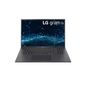 LG Gram 16Z90P-K.AA82A1 ultrabook 40.6cm (16") WQXGA Intel Core i7 16GB LPDDR4x-SDRAM 256GB SSD WiFi 6 (802.11ax) Windows 11 Home Black