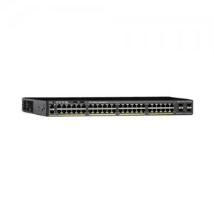 Cisco Small Business WS-C2960X-48LPS-L network switch Managed L2/L3 Gigabit Ethernet (10/100/1000) Black 1U Power over Ethernet (PoE)