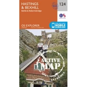 Hastings and Bexhill: 124 by Ordnance Survey (Sheet map, folded, 2015)