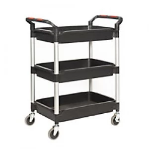 GPC Shelf Trolley Black Lifting Capacity Per Shelf: 50kg 490mm x 1050mm x 870mm