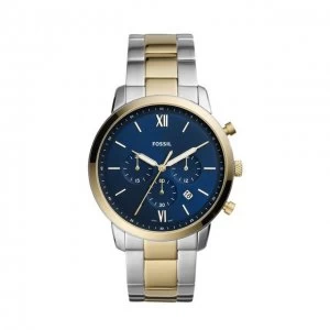 Fossil Blue And Two Tone 'Neutra' Chronograph Dress Watch - FS5706