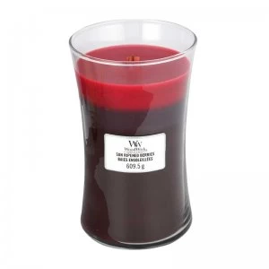 WoodWick Trilogy Sun Ripened Berries Large Jar Candle 609.5g