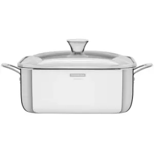 Tramontina 7.3L Square pot - Stainless Steel