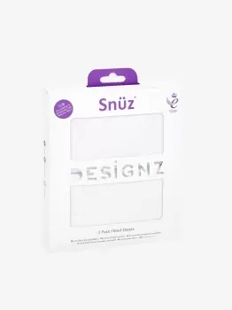 SnuzPod 2-Pack Crib Fitted Sheets White