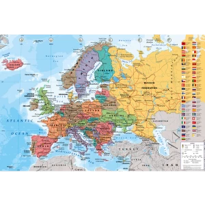 European Map Maxi Poster