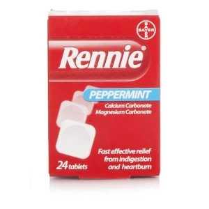 Rennie Peppermint 24 Tablets