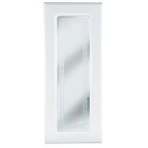 IT Kitchens Chilton Gloss White Style Glazed door W300mm